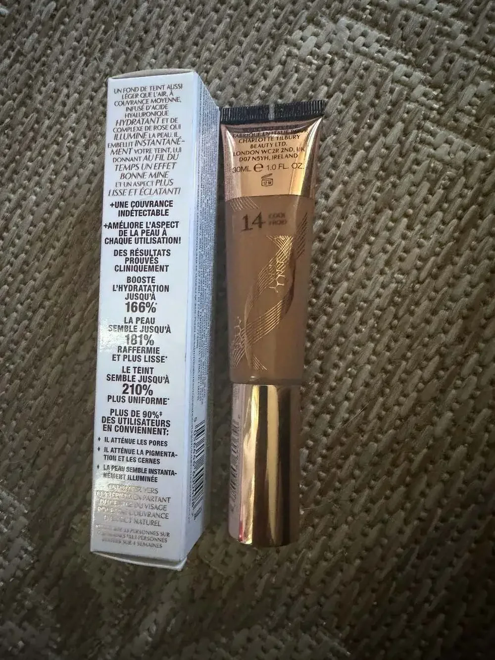 Charlotte Tilbury Beautiful Skin Foundation 14 Cool Froid 30ml